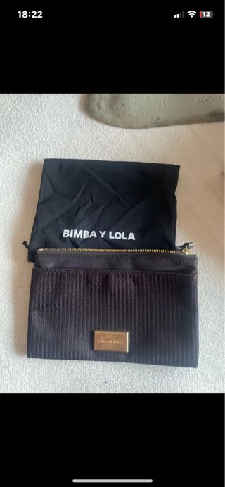 Bimba y Lola Neceser Negro y Dorado