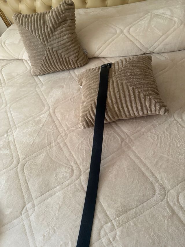 Cintura Gucci in pelle nera