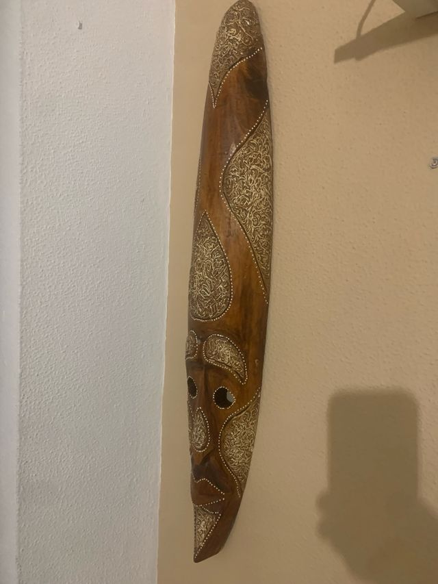 Máscara Decorativa Madera de 1 metro