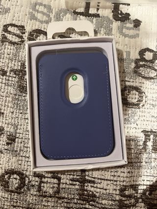 Cartera iPhone Cuero Morado MagSafe