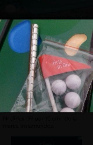 Juego de golf de mesa Wood Golf Game de madera.