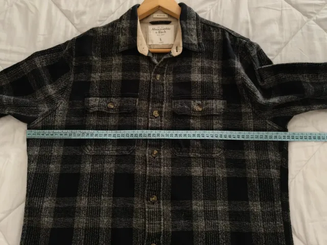 Sobrecamisa Abercrombie & Fitch cuadros L
