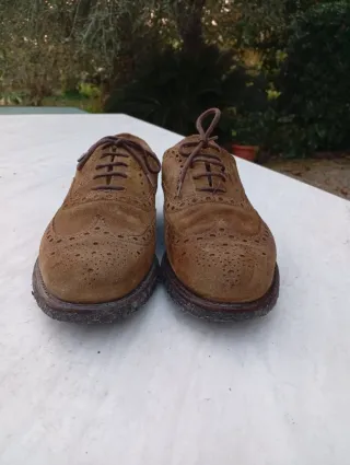 Scarpe Derby Church's Camoscio Marrone