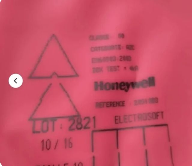 Guantes Honeywell Electrosoft Talla 00