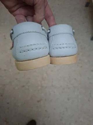 Nauticos Slam blancos, unisex, piel, suela cosida