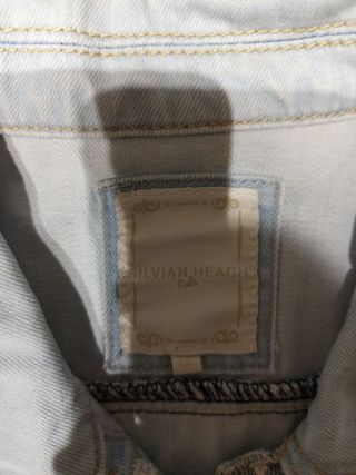 Giubbotto jeans ragazza pizzo e strass