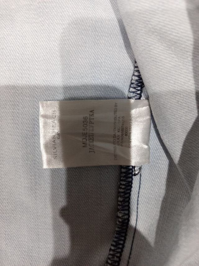 Giubbotto jeans ragazza pizzo e strass