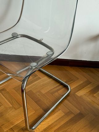 Sedia Ikea TOBIAS Metacrilato Vintage