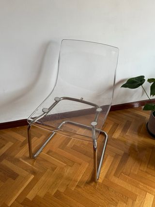 Sedia Ikea TOBIAS Metacrilato Vintage