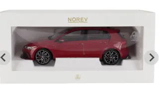 NOREV 1/18 VW Golf VIII GTI 2020 Rossa