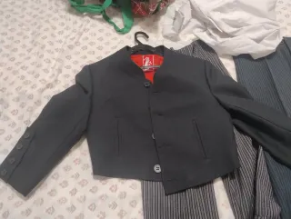 Traje corto niño negro