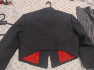 Traje corto niño negro