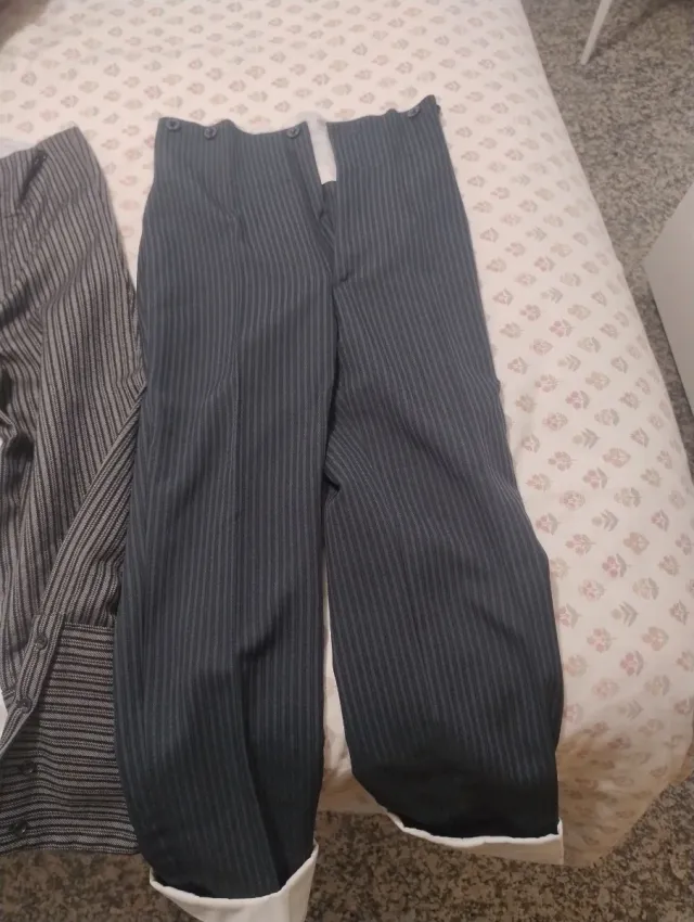 Traje corto niño negro