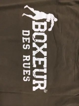 T-shirt Boxeur Des Rues verde oliva