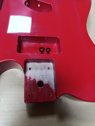 Cuerpo Guitarra Telecaster Rojo