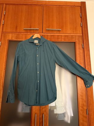 Camisa Silbon verde petróleo