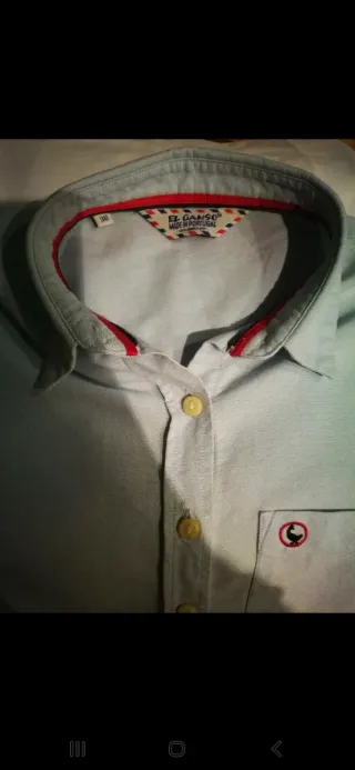 Camisa El Ganso Talla 36, azul claro
