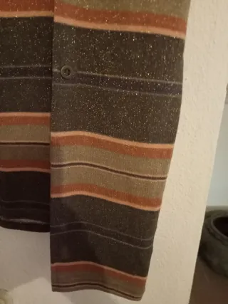 Jersey Springfield rayas salmón, beige, gris