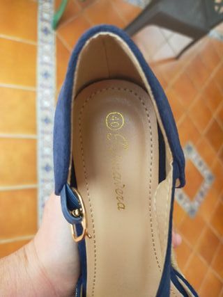 Cuñas/Alpargatas Multicolor Talla 40