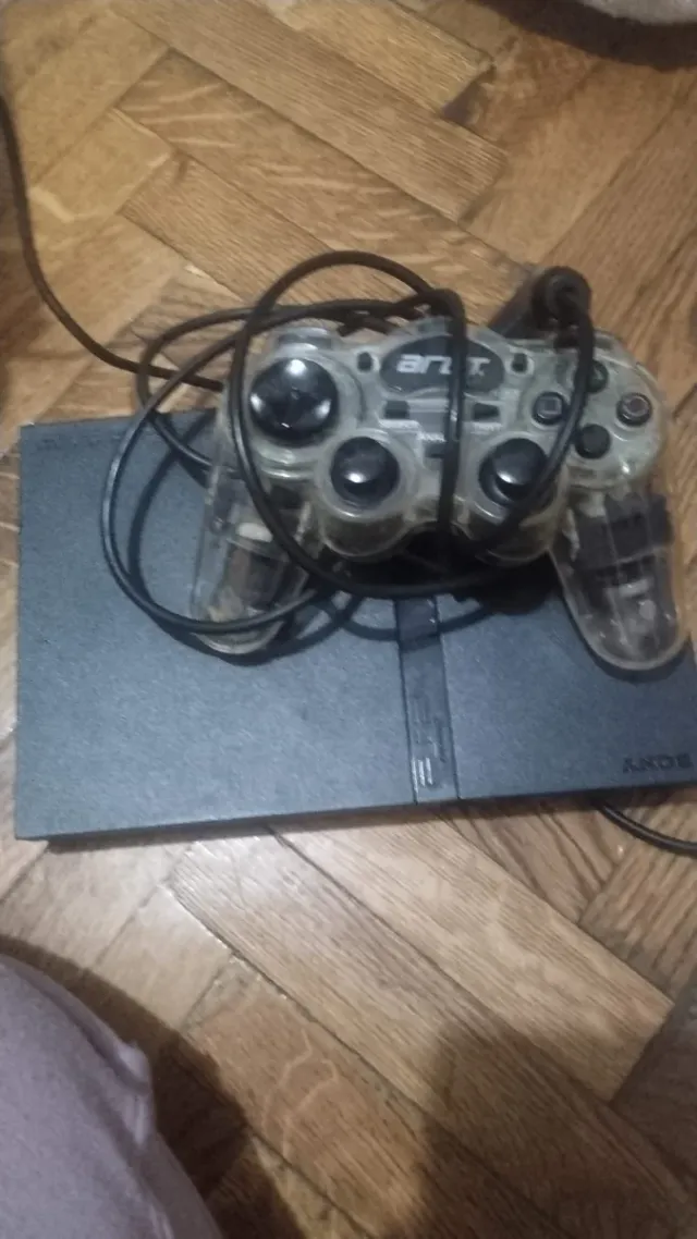 Consola PS2 con mando y volante
