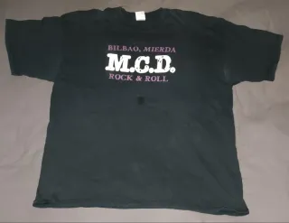 Camiseta MCD XL Punk Negra