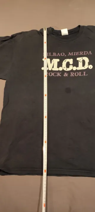 Camiseta MCD XL Punk Negra
