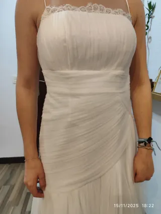 Vestido de Novia Blanco roto