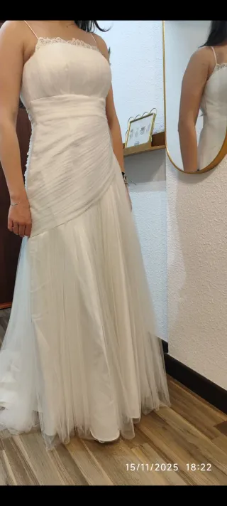 Vestido de Novia Blanco roto