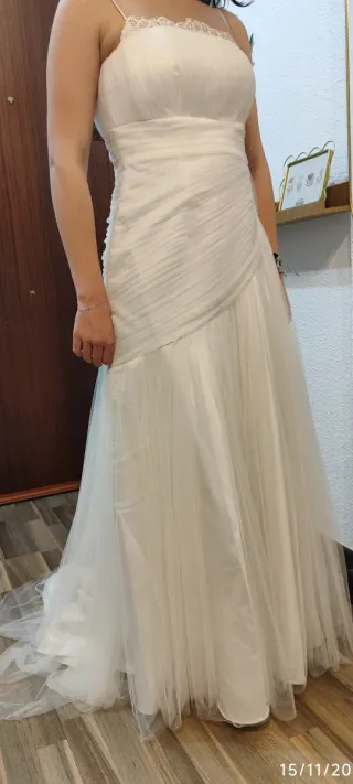 Vestido de Novia Blanco roto