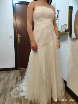 Vestido de Novia Blanco roto