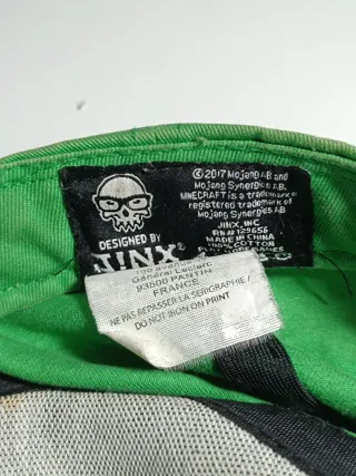 Cappello Minecraft JINX Creeper Verde