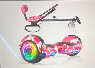 Hoverboard SISIGAD 6,5” con Go Kart y Luces LED