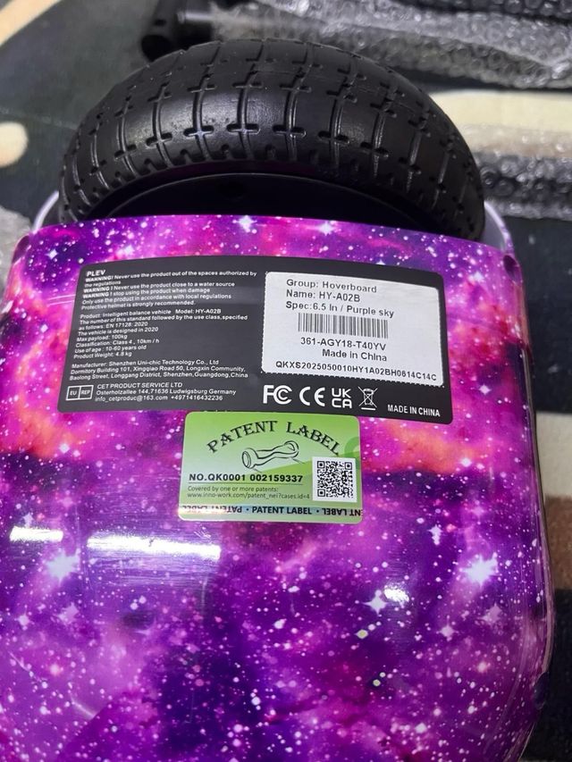 Hoverboard SISIGAD 6,5” con Go Kart y Luces LED