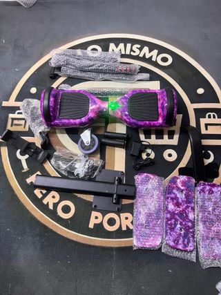 Hoverboard SISIGAD 6,5” con Go Kart y Luces LED