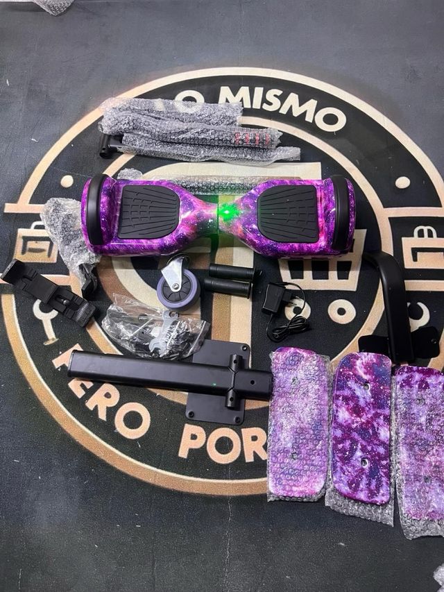 Hoverboard SISIGAD 6,5” con Go Kart y Luces LED