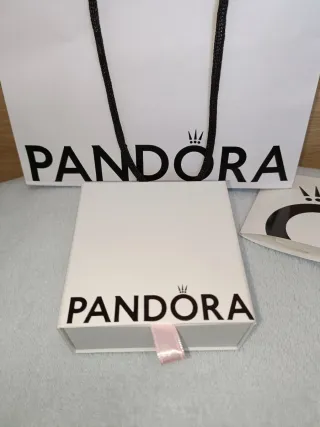 Colgante Pandora Chupete Oro y Plata