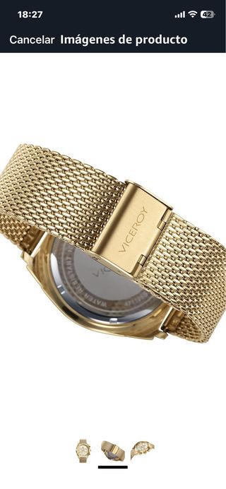 Reloj Viceroy Dorado Hombre