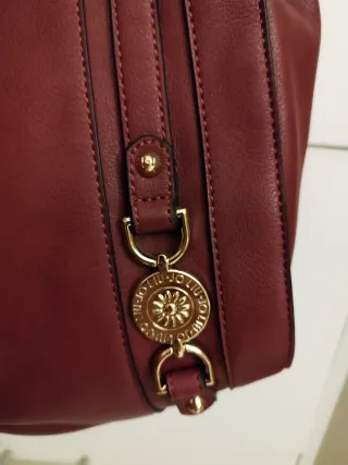 Borsa Liu Jo donna bordeaux con dettagli oro