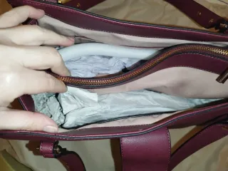 Borsa Liu Jo donna bordeaux con dettagli oro