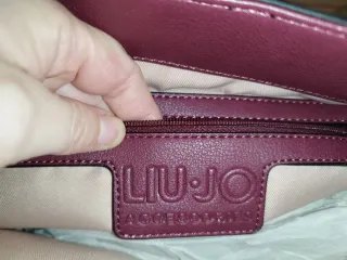Borsa Liu Jo donna bordeaux con dettagli oro