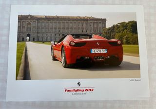 Stampa Ferrari 458 Spider Family Day 2013