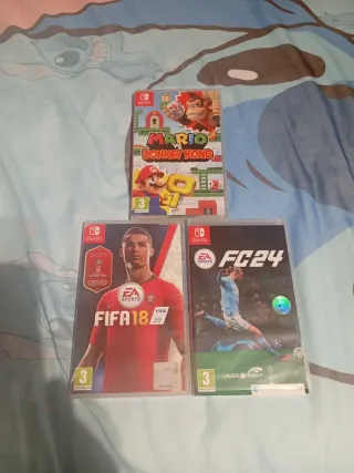 Juegos Nintendo Switch: Mario, FC 24, FIFA 18