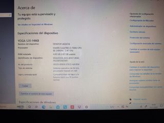 Lenovo Yoga 520 14IKP para piezas - Operativo