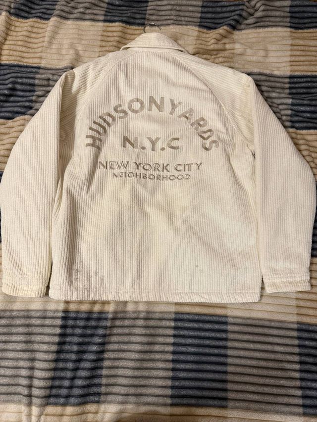 Cazadora pana Bershka beige