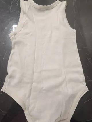 Body neonato bianco 6 mesi 100% cotone