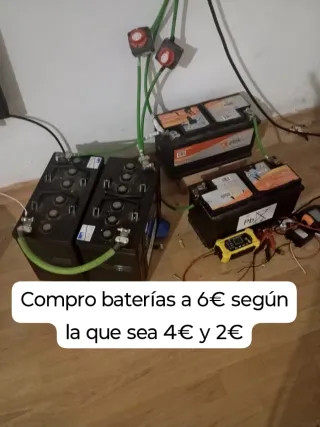Baterías de coches,moto , solares,