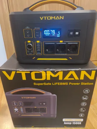 VTOMAN Jump 1500X Estación Energía Portátil