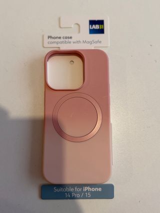 Funda iPhone 15 Pro Rosa Compatible MagSafe