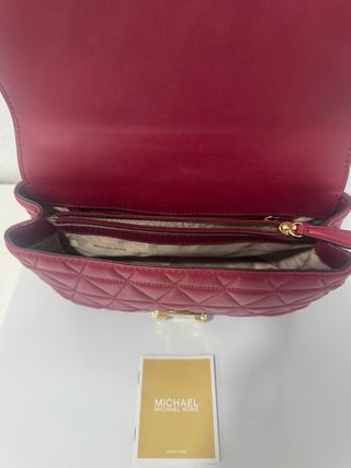 Bolso Michael Kors Rojo Dorado