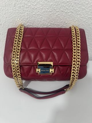 Bolso Michael Kors Rojo Dorado